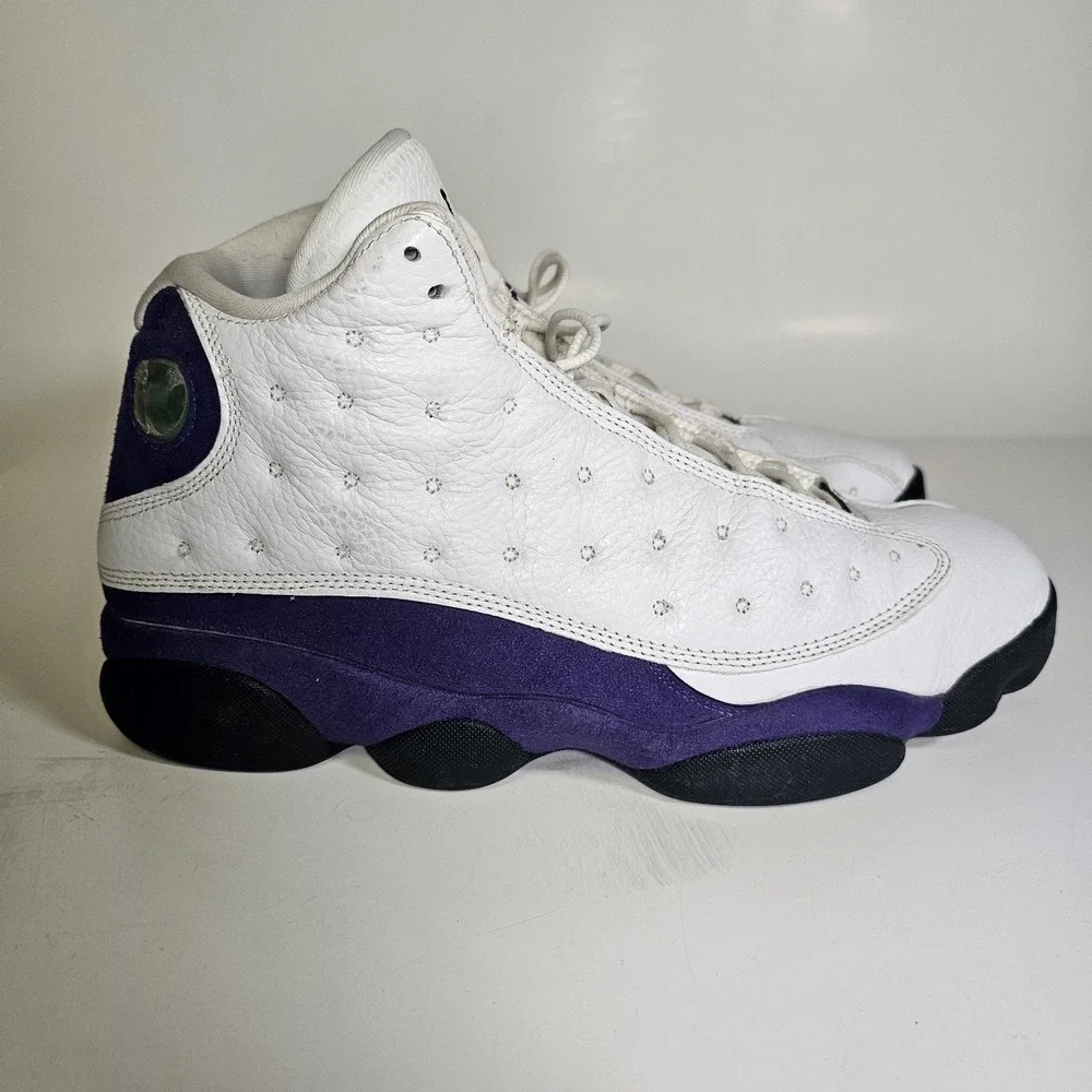 Air Jordan 13 Retro Lakers Purple Suede Size 12